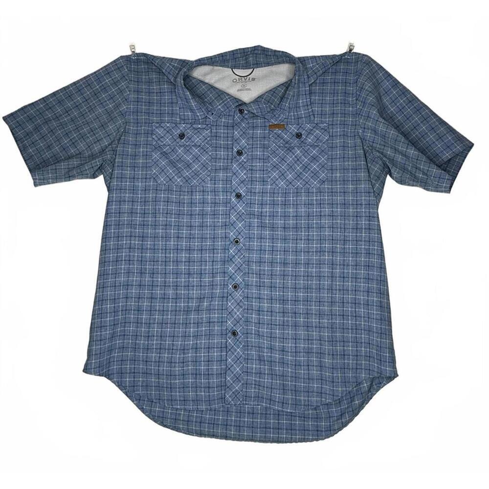 Orvis Men's classic Button down‎ lightweight shirt Sz XL